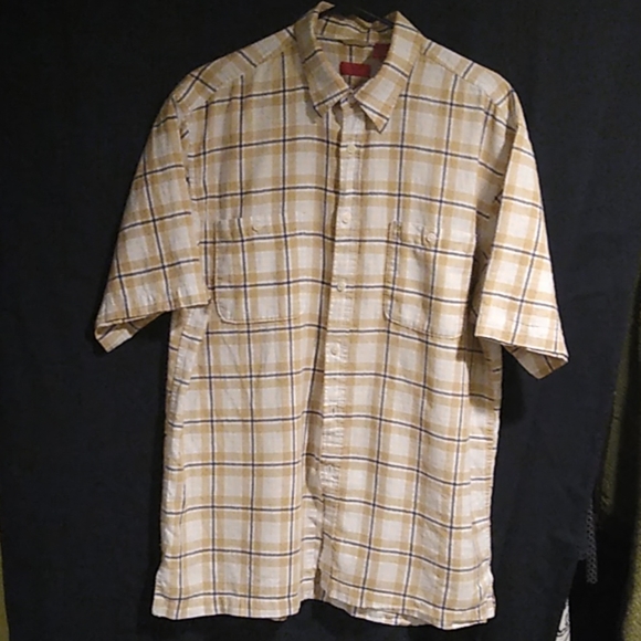Men's Izod Linen and Cotton Shirt Size L - Picture 1 of 5
